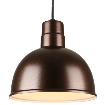 Hi-Lite 12" Deep Bowl Shade Cord-Hung Pendant - 120V - Oil Rubbed Bronze