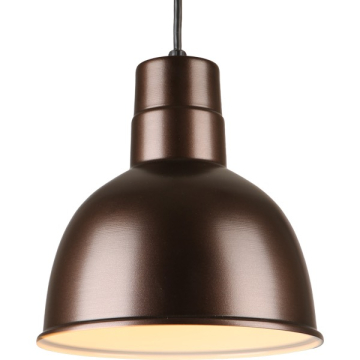 Hi-Lite 10" Deep Bowl Shade Cord-Hung Pendant - 120V - Oil Rubbed Bronze