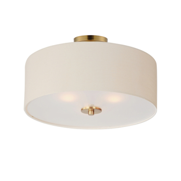 Maxim Lighting Bongo 3-Light Pendant / Semi-Flush Mount - 120V - Natural Aged Brass