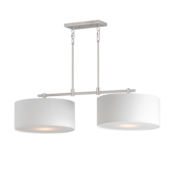 Maxim Lighting Bongo 2-Light Pendant - 120V - Satin Nickel