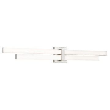 Z-Lite Zane 40" 2-Light LED Vanity - 40W - CCT Selectable - 3,270 Lumens - 120V - Brushed Nickel