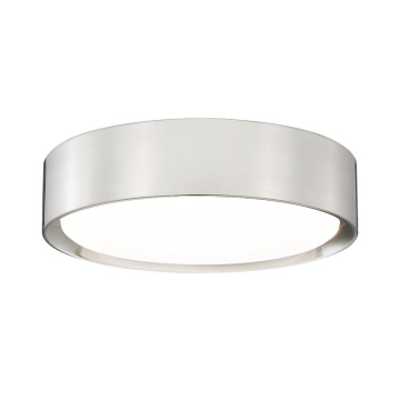 Z-Lite Kawan 12" LED Flush Mount - 24W - CCT Selectable - 1,143 Lumens - 120V - Brushed Nickel