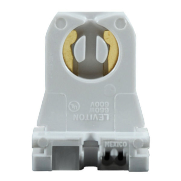 Leviton Medium Bi-Pin Shunted T8 Socket Low Profile Slide Mount
