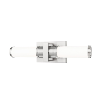 Z-Lite Idris 18" LED 1-Light Vanity - 20W - CCT Selectable - 868 Lumens - 120V - Brushed Nickel / Opal White