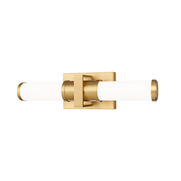 Z-Lite Idris 18" LED 1-Light Vanity - 20W - CCT Selectable - 877 Lumens - 120V - Modern Gold / Opal White
