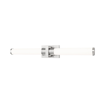 Z-Lite Idris 32" LED 1-Light Vanity - 32W - CCT Selectable - 1,734 Lumens - 120V - Brushed Nickel / Opal White