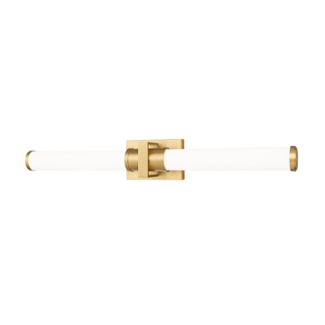 Z-Lite Idris 32" LED 1-Light Vanity - 32W - CCT Selectable - 1,702 Lumens - 120V - Modern Gold / Opal White