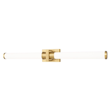 Z-Lite Idris 40" LED 1-Light Vanity - 40W - CCT Selectable - 1,831 Lumens - 120V - Modern Gold / Opal White