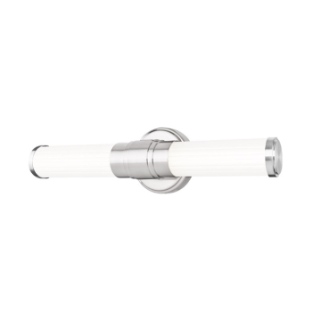 Z-Lite Warwick 18" LED 1-Light Vanity - 20W - CCT Selectable - 866 Lumens - 120V - Brushed Nickel / Opal White