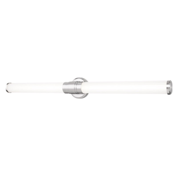 Z-Lite Warwick 40" LED 1-Light Vanity - 40W - CCT Selectable - 1,751 Lumens - 120V - Brushed Nickel / Opal White