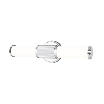 Z-Lite Solange 18" LED 1-Light Vanity - 20W - CCT Selectable - 873 Lumens - 120V - Chrome / Opal White