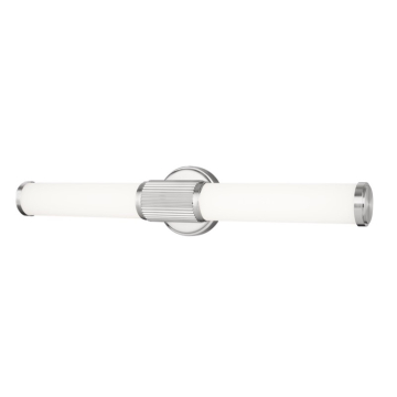 Z-Lite Solange 25" LED 1-Light Vanity - 25W - CCT Selectable - 1,376 Lumens - 120V - Brushed Nickel / Opal White