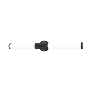 Z-Lite Solange 32" LED 1-Light Vanity - 32W - CCT Selectable - 1,638 Lumens - 120V - Matte Black / Opal White