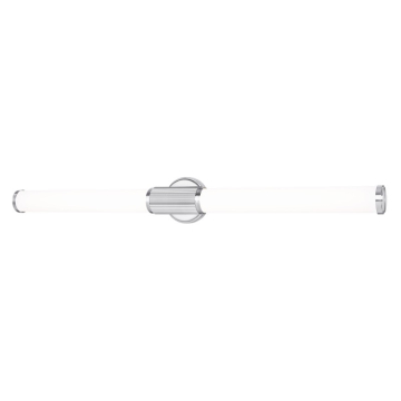 Z-Lite Solange 40" LED 1-Light Vanity - 40W - CCT Selectable - 1,752 Lumens - 120V - Brushed Nickel / Opal White