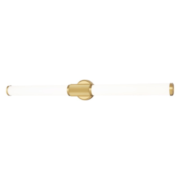 Z-Lite Solange 40" LED 1-Light Vanity - 40W - CCT Selectable - 1,762 Lumens - 120V - Modern Gold / Opal White