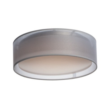 Maxim Lighting Prime 18W 16" LED Flush Mount - 3000K - 1,200 Lumens - 120-277V - White Organza