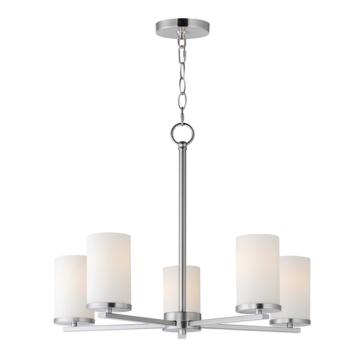 Maxim Lighting Lateral 5-Light Chandelier - 120V - Satin Nickel
