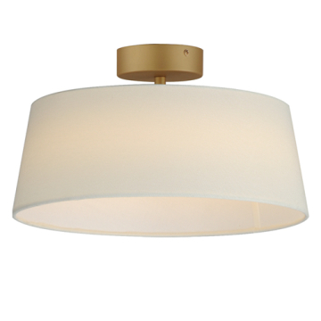 Maxim Lighting Paramount 16" LED Flush Mount - 120-277V - Natural Aged Brass
