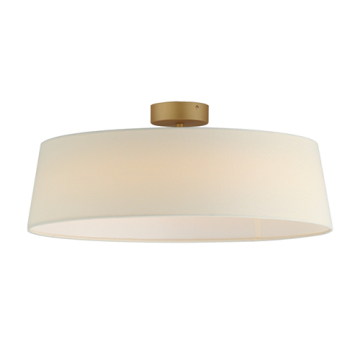 Maxim Lighting Paramount 21" LED Flush Mount - 120-277V - Natural Aged Brass