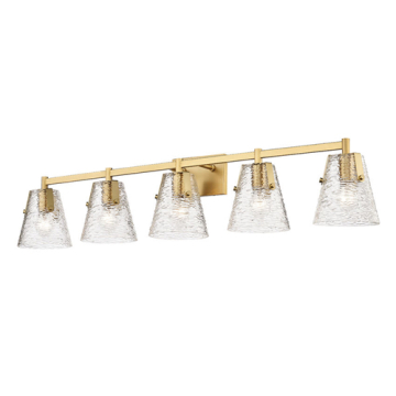 Z-Lite Analia 5-Light Vanity - 120V - Modern Gold
