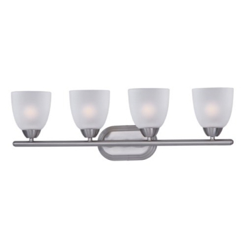 Maxim Lighting Axis 4-Light Bath Vanity Light - 120V - Satin Nickel