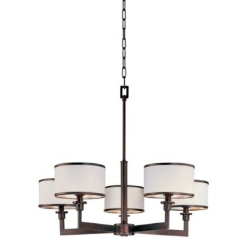 Maxim Lighting Nexus 5-Light Chandelier - 120V - Oil Rubbed Bronze