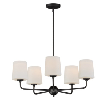 Maxim Lighting Bristol 5-Light Chandelier - 120V - Anthracite