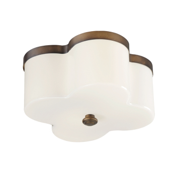 Maxim Lighting Clover 2-Light Flush Mount - 120V - Antique Bronze