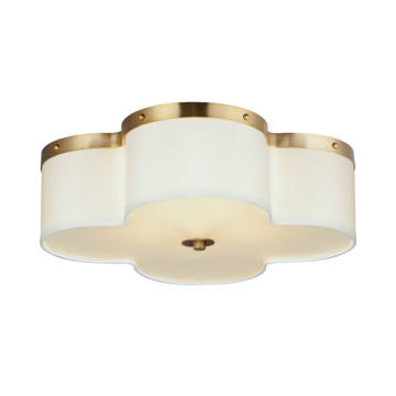 Maxim Lighting Clover 4-Light Flush Mount - 120V - Satin Brass