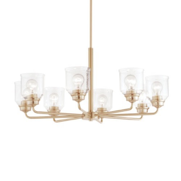 Maxim Lighting Acadia 8-Light Chandelier - 120V - Heritage Brass