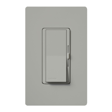 Lutron Diva 0-10V LED Dimmer - Single-Pole / 3-Way - 8A - 120-277V - Gray