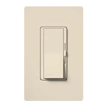 Lutron Diva 0-10V Dimmer for LED/CFL - Single-Pole - Light Almond