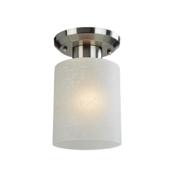 Z-Lite Cobalt 1-Light Flush Mount - 120V - Brushed Nickel