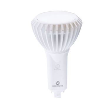 Green Creative 16.5W LED PL Lamp - Universal 2-4 Pin G24/GX24 Base - 3000K - 1,800 Lumens - 120-277V