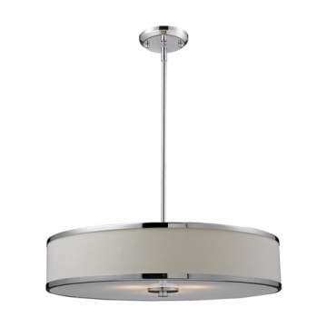 Z-Lite Cameo 24" 3-Light Pendant - 120V - Chrome