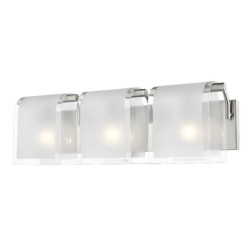 Z-Lite Zephyr 3-Light Vanity - 120V - Brushed Nickel
