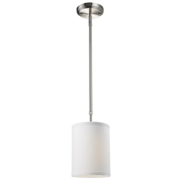 Z-Lite Albion 1-Light Pendant - 120V - Brushed Nickel