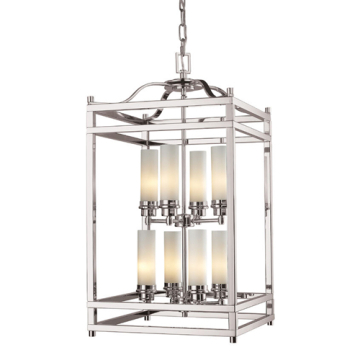 Z-Lite Altadore 8-Light Chandelier - 120V - Brushed Nickel
