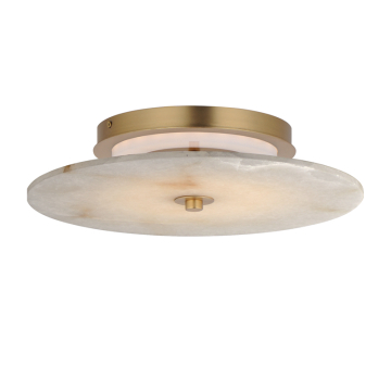 Maxim Lighting Quarry 15" LED Wall Sconce/Flush Mount - 3000K - 120V - Natural Aged Brass