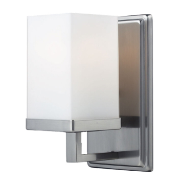 Z-Lite Tidal 1-Light Wall Sconce - 120V - Brushed Nickel