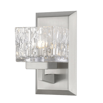 Z-Lite Rubicon 1-Light Wall Sconce - 120V - Brushed Nickel