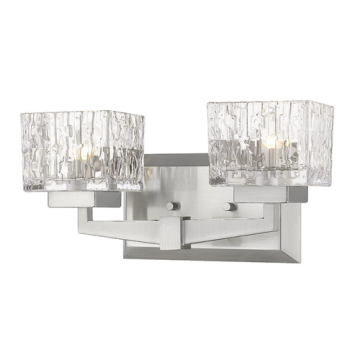 Z-Lite Rubicon 2-Light LED Vanity - 3000K - 120V - Brushed Nickel