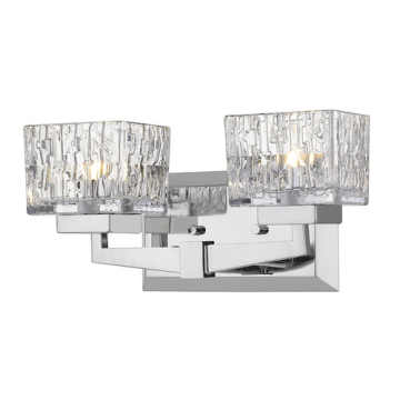 Z-Lite Rubicon 2-Light LED Vanity - 3000K - 120V - Chrome