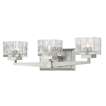 Z-Lite Rubicon 3-Light Vanity - 120V - Brushed Nickel