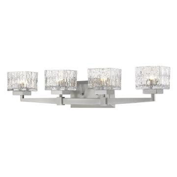 Z-Lite Rubicon 4-Light LED Vanity - 3000K - 120V - Brushed Nickel