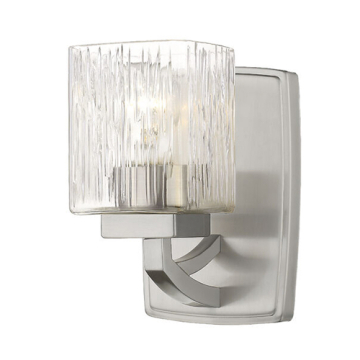 Z-Lite Zaid 1-Light Wall Sconce - 120V - Brushed Nickel