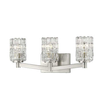Z-Lite Aubrey 3-Light Vanity - 120V - Brushed Nickel