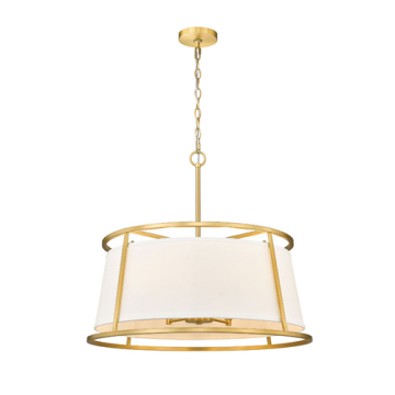 Z-Lite Lenyx 6-Light Chandelier - 120V - Rubbed Brass