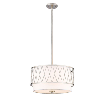 Z-Lite Dalton 3-Light Pendant - 120V - Brushed Nickel