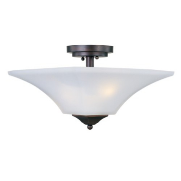 Maxim Lighting Aurora 2-Light Semi-Flush Mount - 120V - Oil Rubbed Bronze